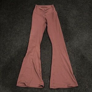 Aerie pants flare offline brown small
